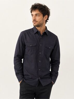 Scully Black Stripe Western Snap Shirt Cotton Medium